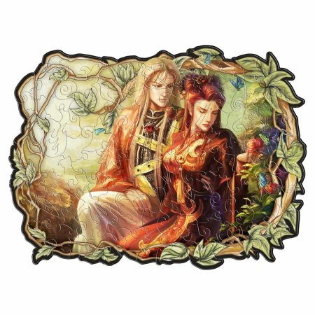 Пазл влюбленные