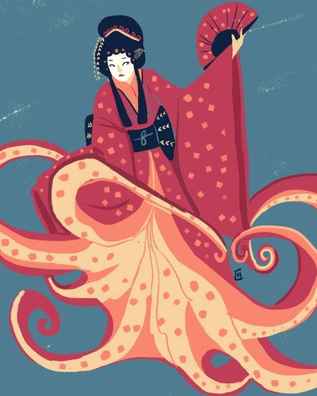 Осьминог Япония