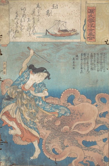 Осьминог Утагава Куниёси