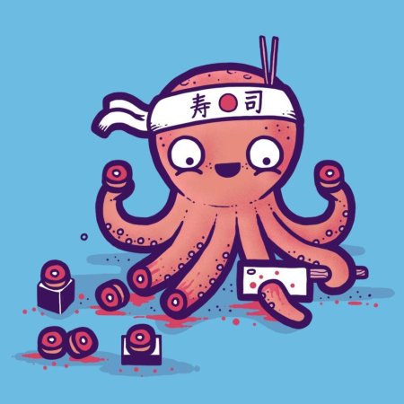 Осьминог арт