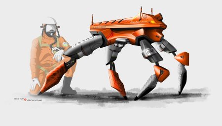 Робот спасатель будущего рисунок