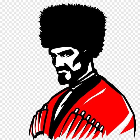 Горец Кавказа осетин Абрек