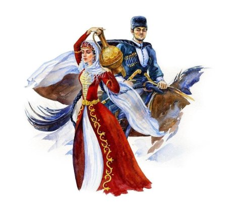 Национальный костюм народов Дагестана Горянка