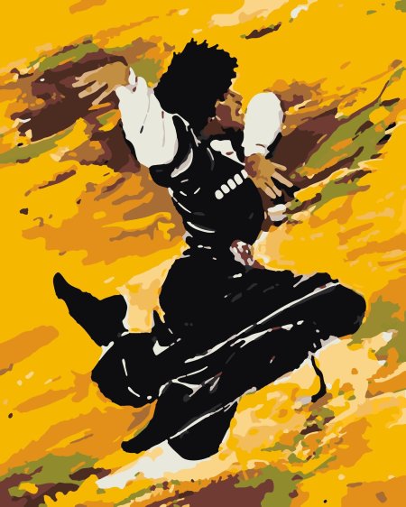 Грузинская живопись джигит