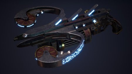 Многозарядный арбалет фэнтези арт