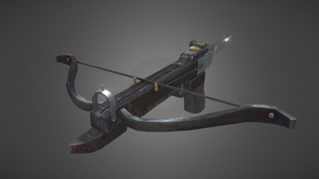 Оружие Low Poly Crossbow