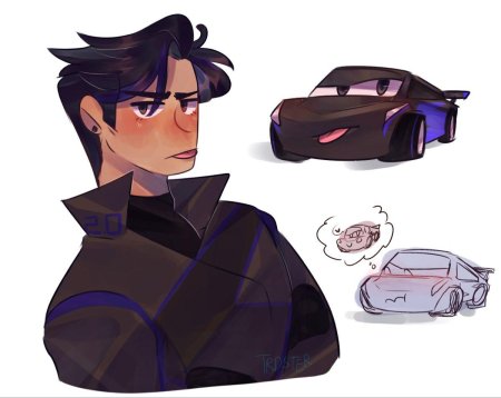 Тачки 3 Джексон шторм хуманизация