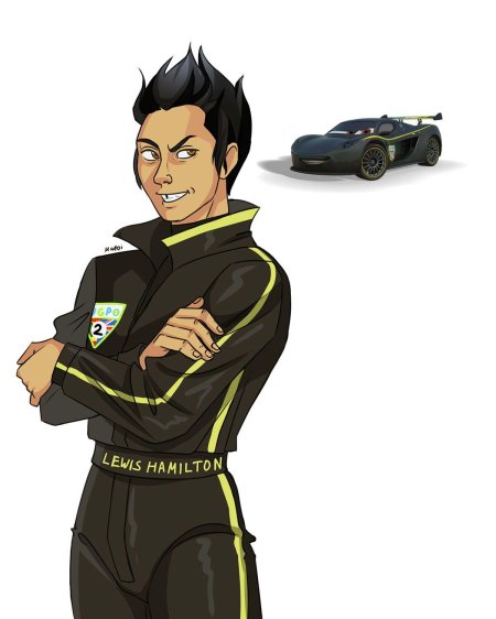 Льюис Хэмилтон Тачки хуманизация