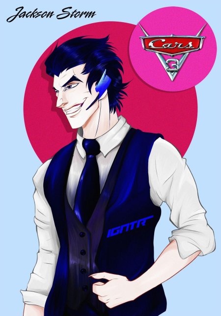 Джексон шторм Тачки хуманизация