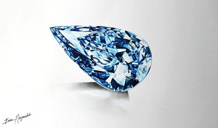 Бриллиант акварелью