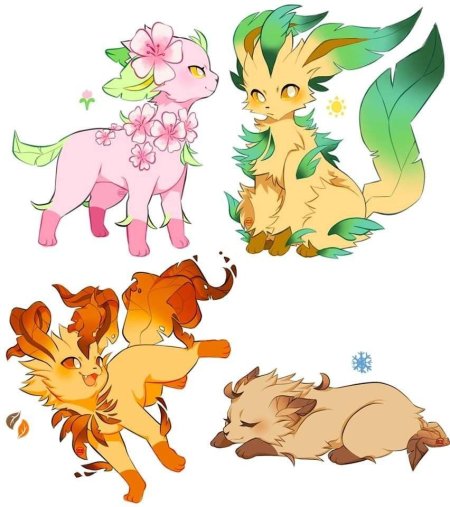 Leafeon cute Art