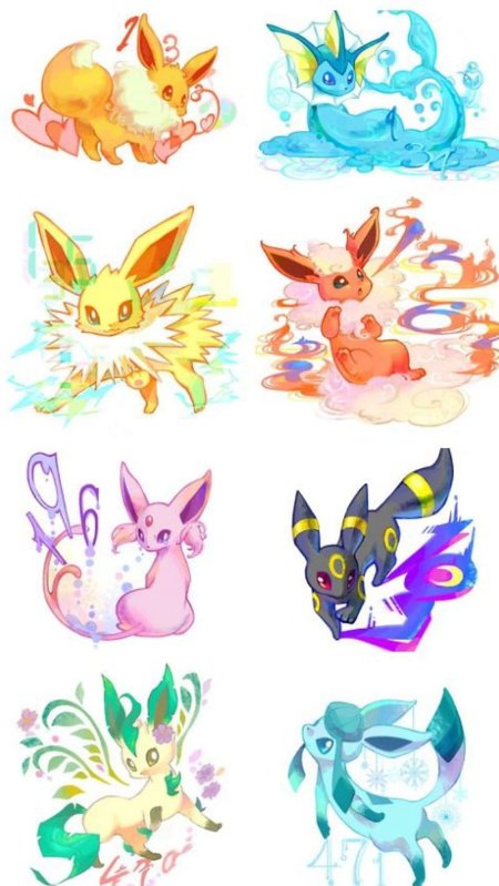 Покемон Лифеон мега Эволюция