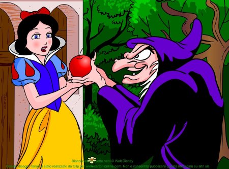 Отравленное яблоко Белоснежка