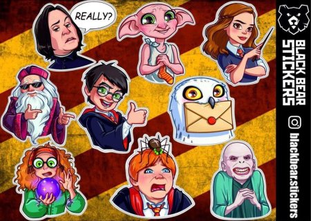 Стикерпак Гарри Поттер