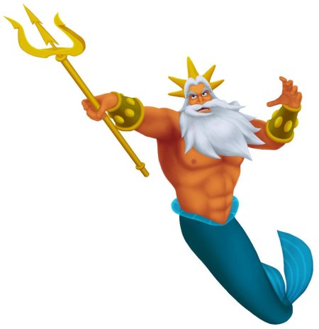 Царь Тритон из Русалочки