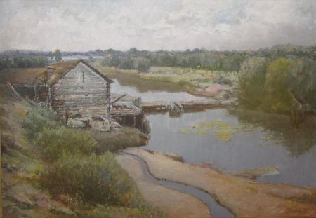 Картины водяная мельница Поленова
