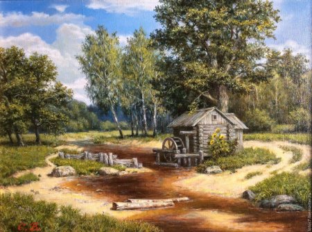 Поленов водяная мельница