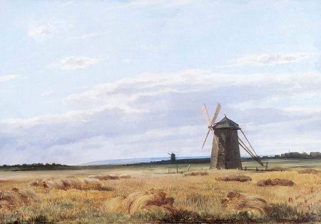 Шишкин Иван Иванович мельница в поле