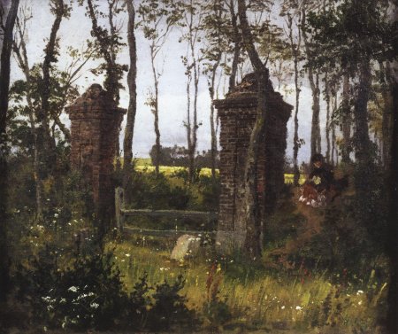 Василий Поленов. «В парке. Местечко вёль в Нормандии», 1874