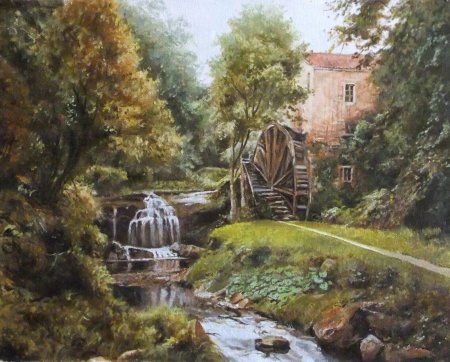 Старая водяная мельница