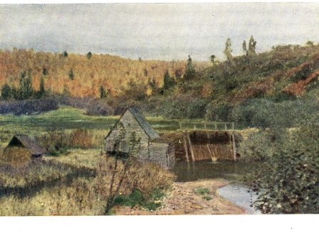 Левитан осень мельница Плес