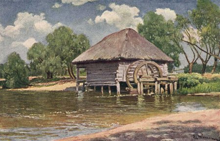 Поленов водяная мельница