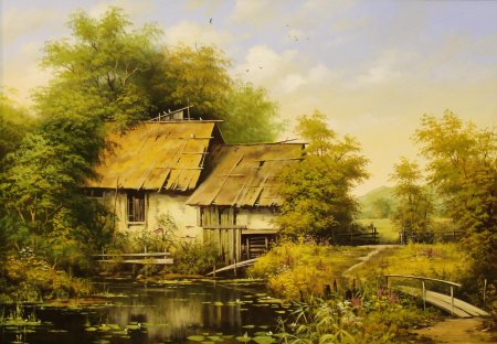 Поленова "водяная мельница"