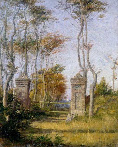 Василий Поленов. «В парке. Местечко вёль в Нормандии», 1874