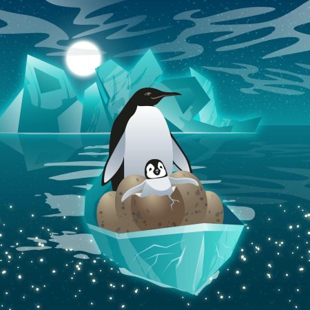 Пингвины в Арктике