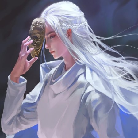 Guardian Шэнь Вэй белые волосы