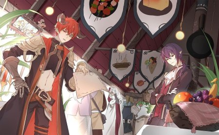 Красное вино и стейк food Fantasy