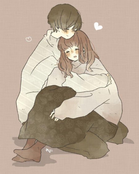 Аниме объятия