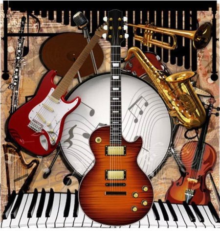 Музыкальные инструменты композиция