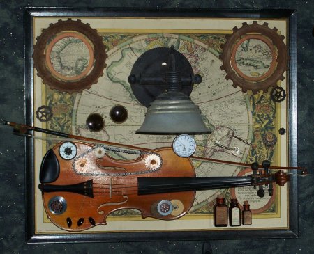 Стимпанк гитара