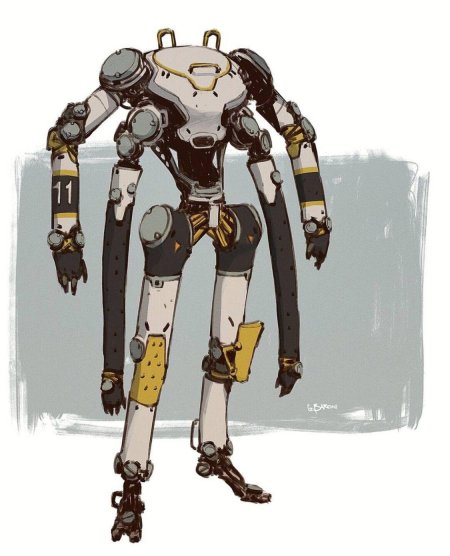 Дроид помощник концепт арт