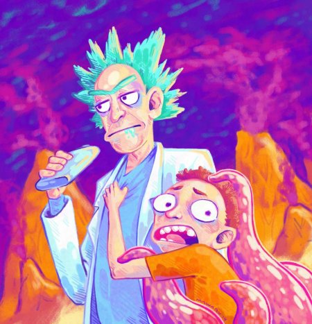 Rick and Morty Art