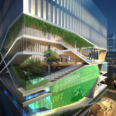 Зелёная архитектура. Офисное здание, Малага, Испания