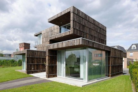 Эко-брутализм экстерьер