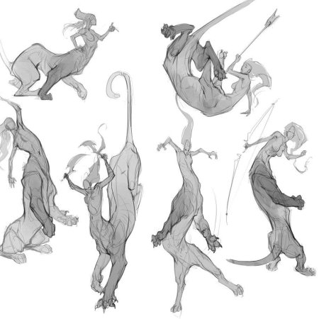 Референс кентавра Льва