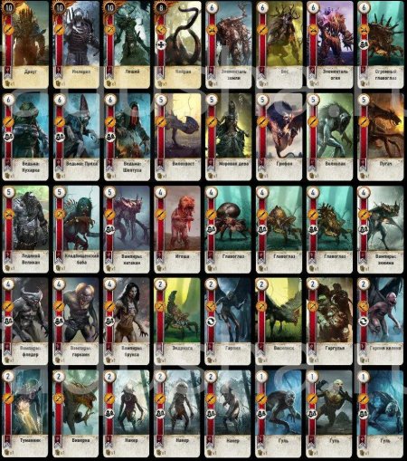 Колода гвинт Ведьмак 3