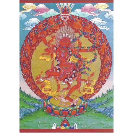 Красная Дакиня тханка