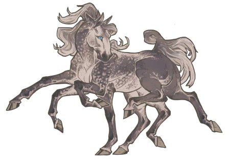 Конь Одина Слейпнир восьминогий