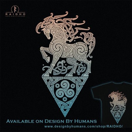 Слейпнир Скандинавская мифология узор