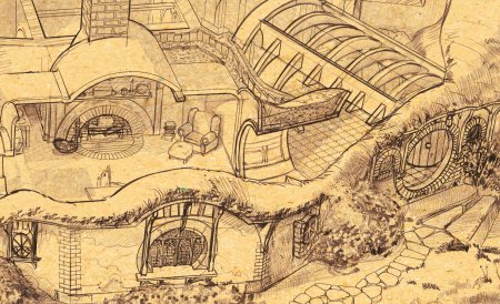 Дом Хоббита Бильбо Бэггинса