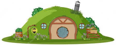 Домик Хоббита вектор