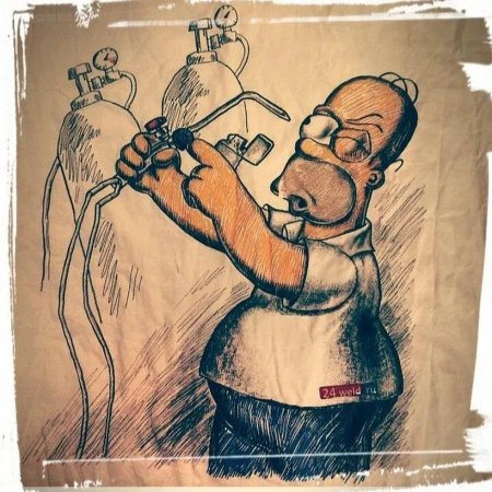 Сварщик рисунок прикольные