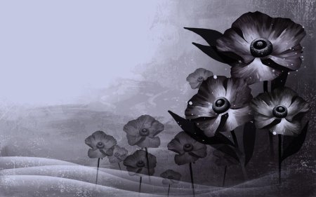 Черные цветы