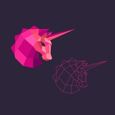 Лоу полигональная модель лошадь