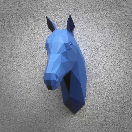 Голова коня паперкрафт
