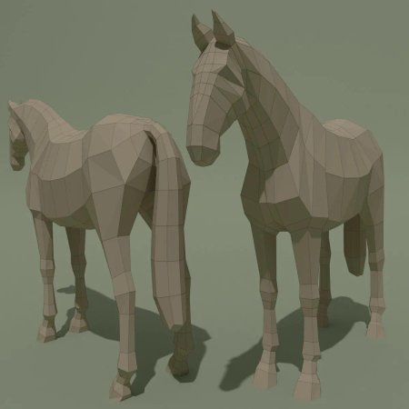 Horse STL 3d rfee